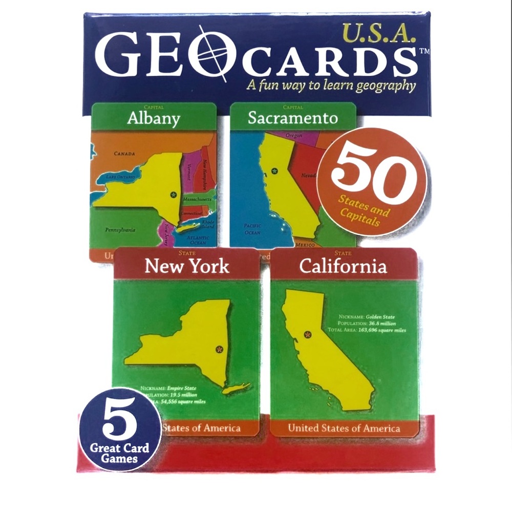 U.S.A Geo Cards